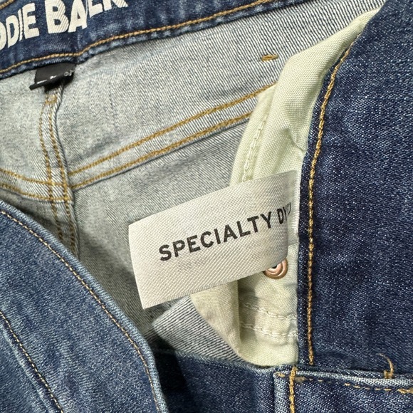 Eddie Bauer Jeans Mens 36x34 Blue Straight Fit Stretch Medium Wash Denim Work - Picture 7 of 8